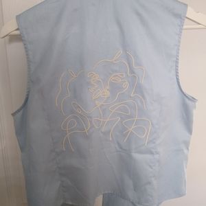 Simon's tie tank top